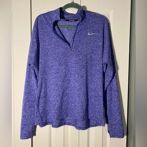 Nike Blueish Purple Dri-FIT Running Top Sz XL